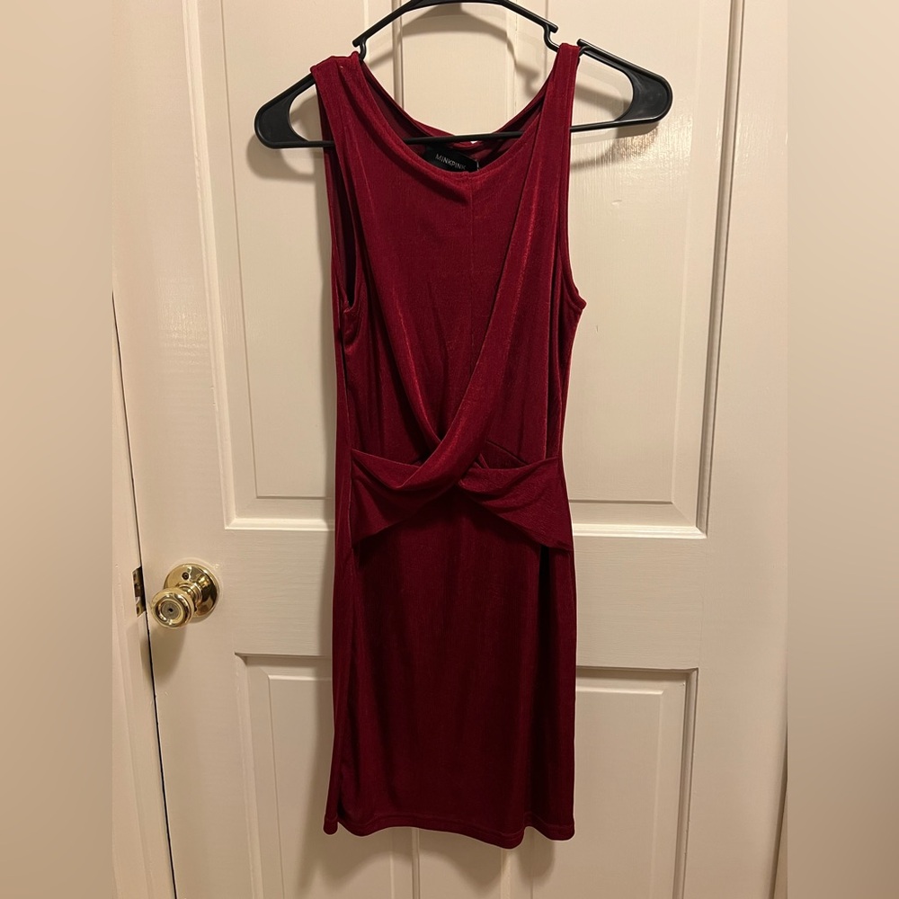 Urban Outfitters wine red mini dress, size XS.